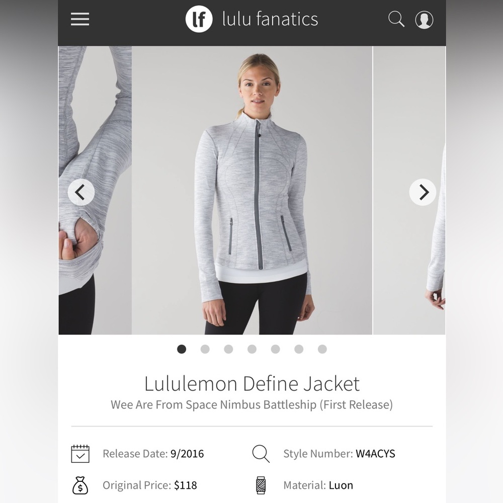 Lululemon Define Jacket